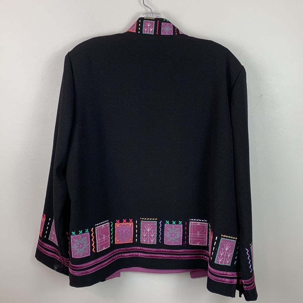 Draper's & Damon's 2 Pice Set Embroidered Jacket & Matching Shell - Picture 3 of 9